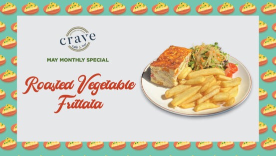 May Monthly Special – Roasted Vegetable Frittata